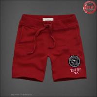 heren abercrombie and fitch est 92 athletic shorts rood Fashion Prijs detpj583